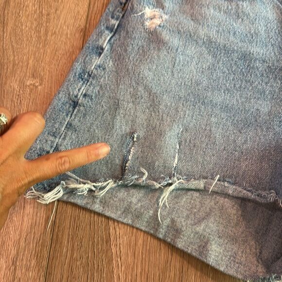 AGOLDE STELLA DENIM JEAN SHORTS SIZE 28 - Picture 9 of 10